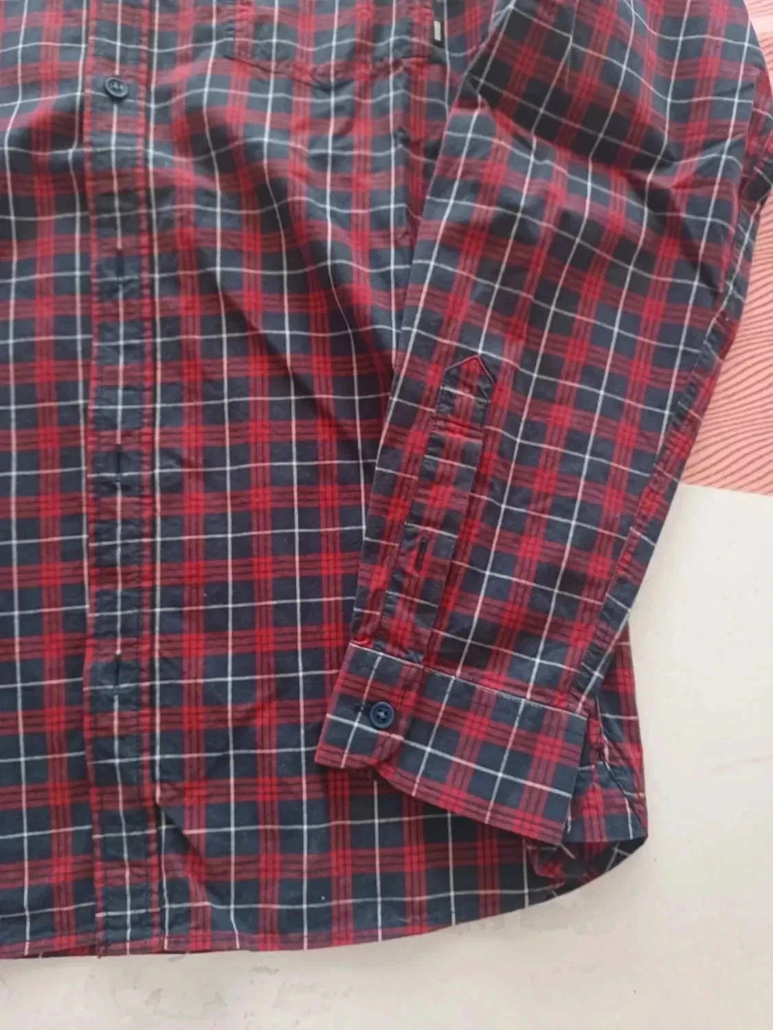 Camisa tamanho L Bonobo xadrez lenhador – photo 9